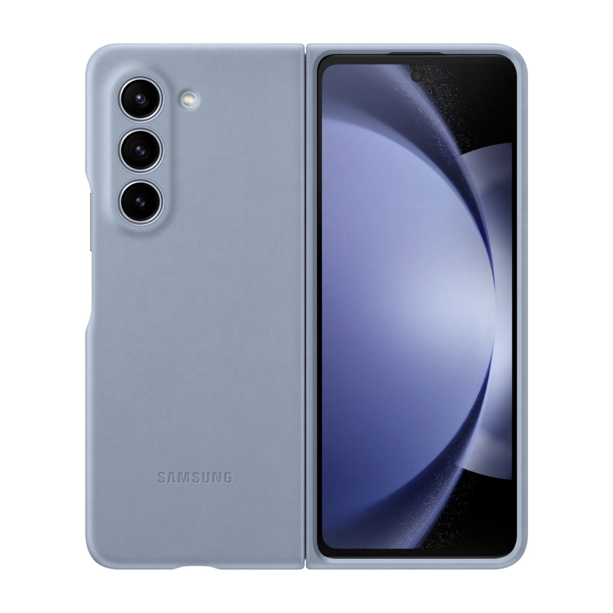Samsung Galaxy Z Fold5 Eco læder-cover, blå billede 1