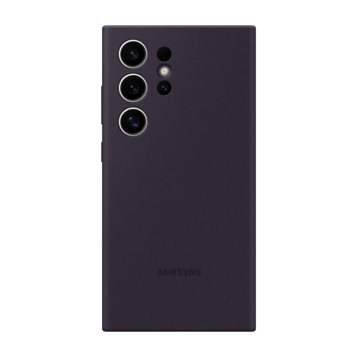 Samsung Galaxy S24 Ultra Silicone Cover, Mørke violet billede 1