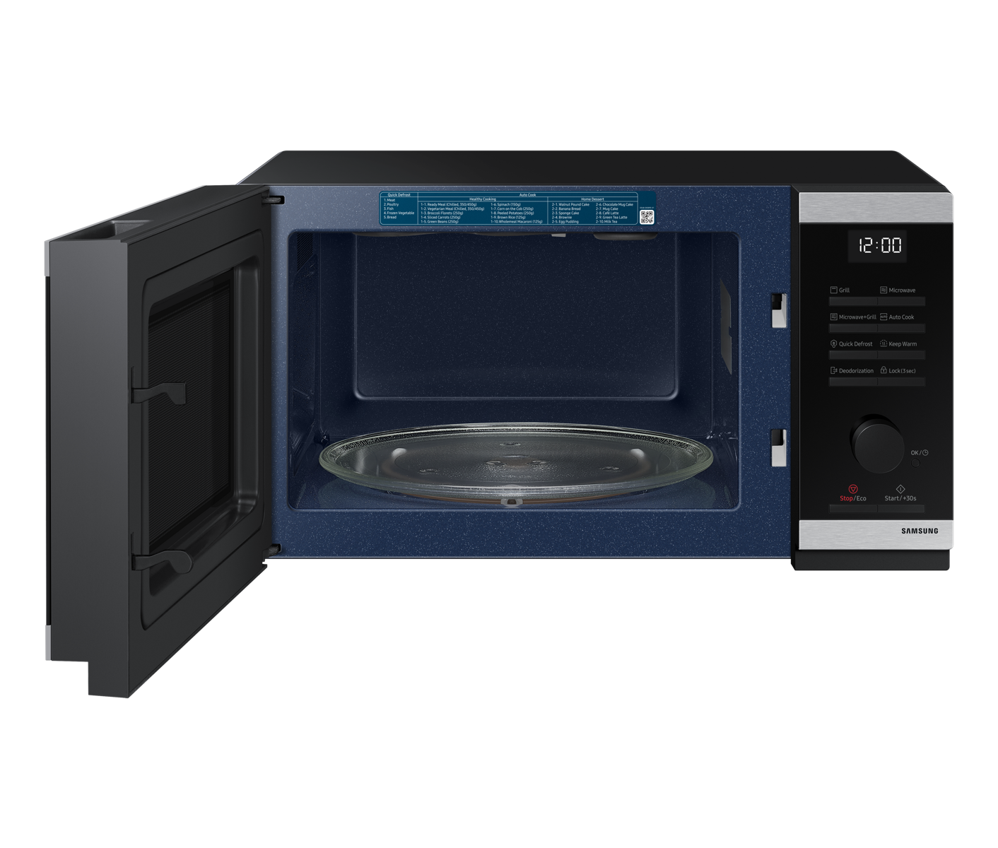 Samsung fritstående mikrobølgeovn MG23DG4514ATE4 billede 2