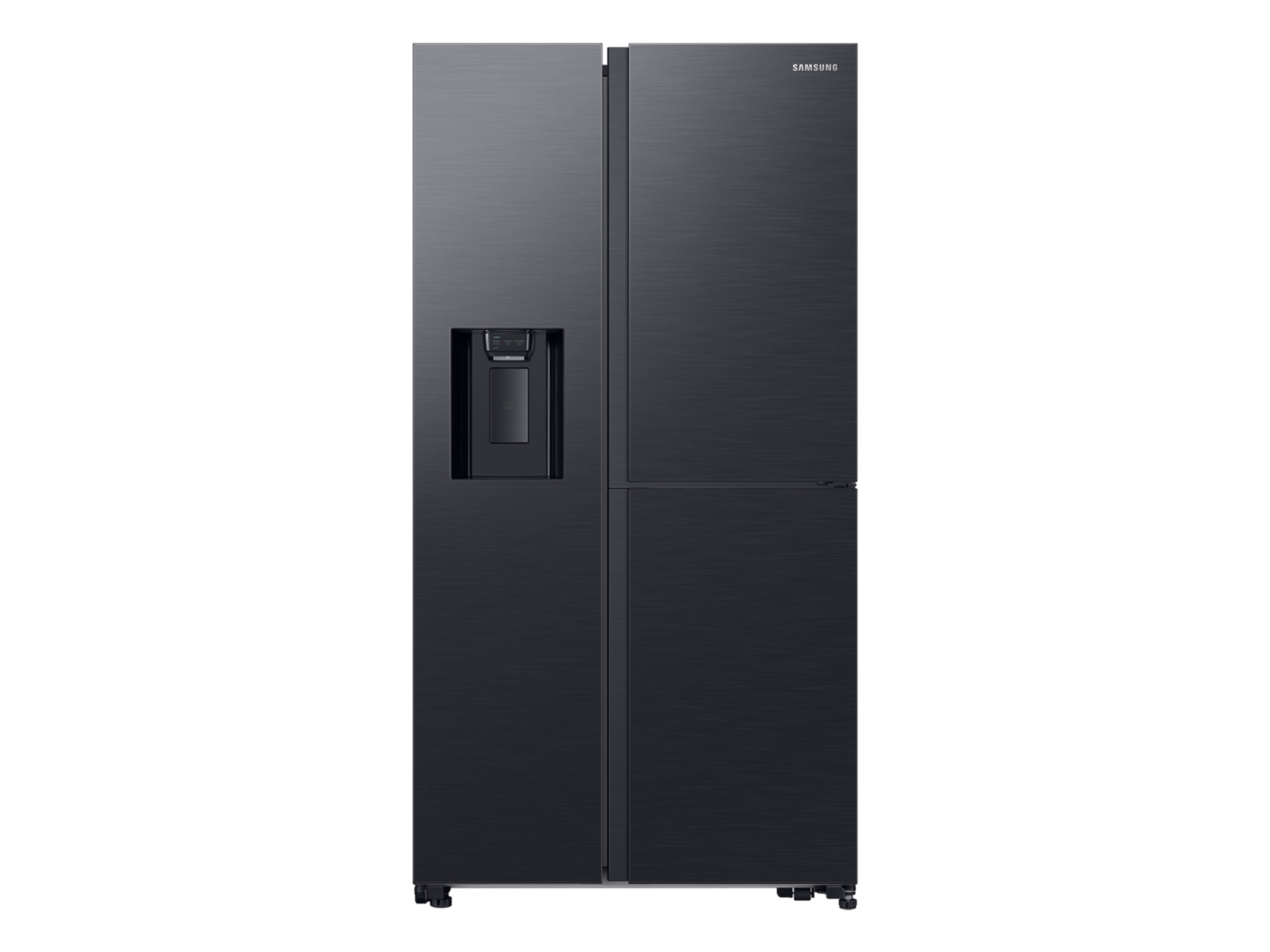 Samsung RH64DG53R3B1, Fritstående, Amerikansk dør, Sort, Rustfrit stål, Hærdet glas, 628 L, ST-T