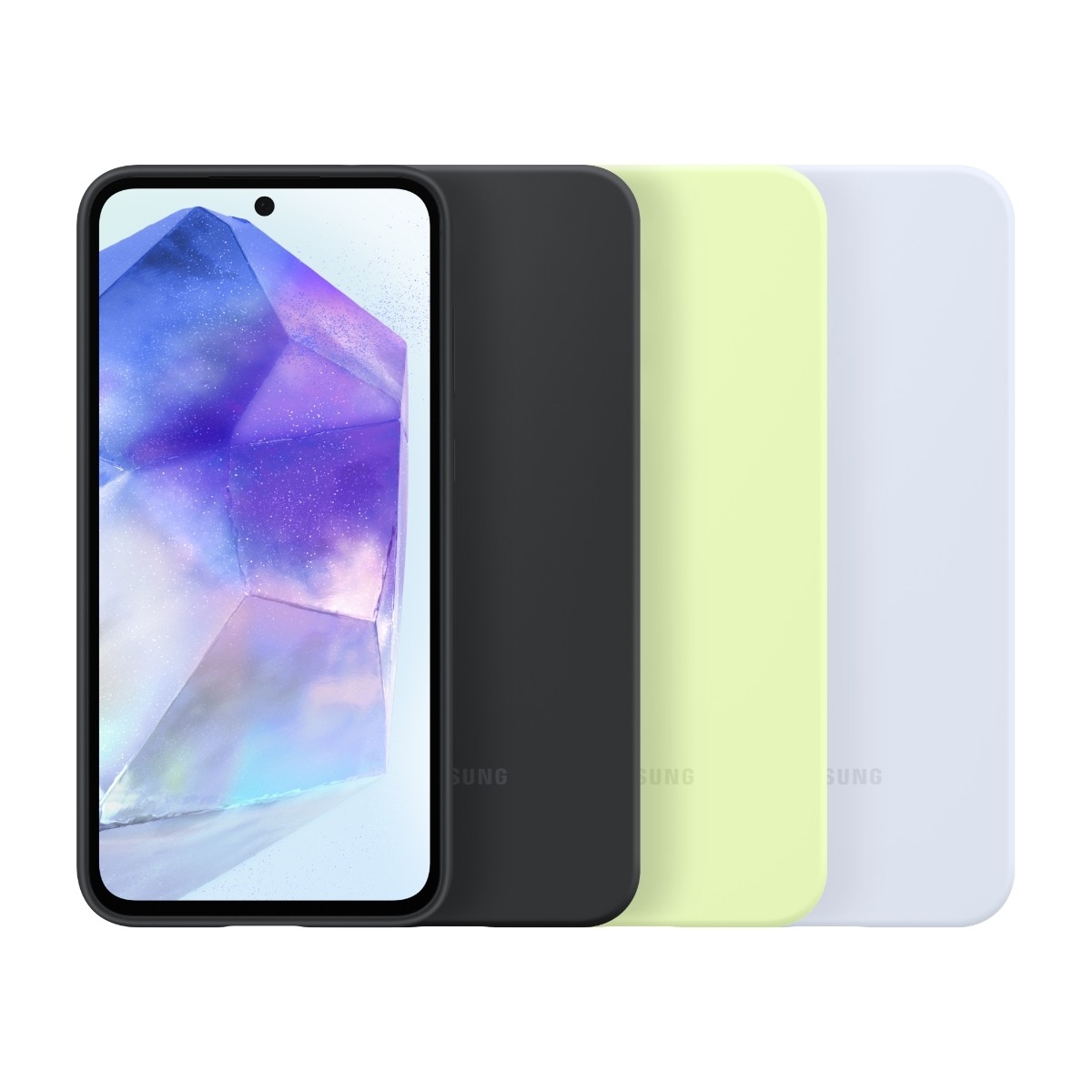 Samsung Galaxy A55 Silicone Cover, Lime grøn billede 3