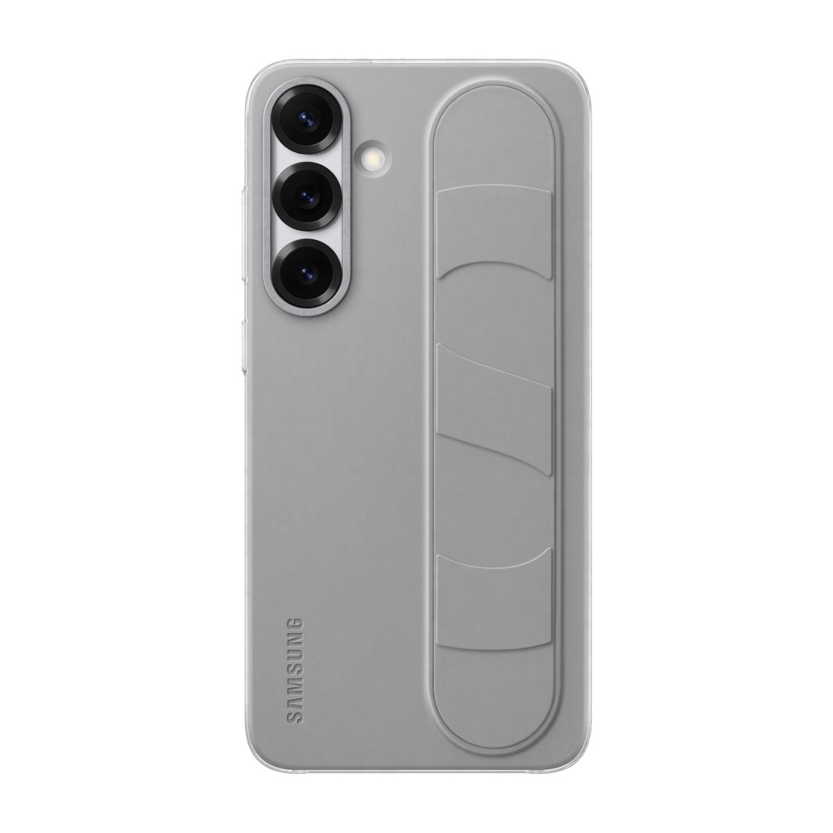 Samsung Galaxy S25+ Standing Grip Cover, grå billede 1
