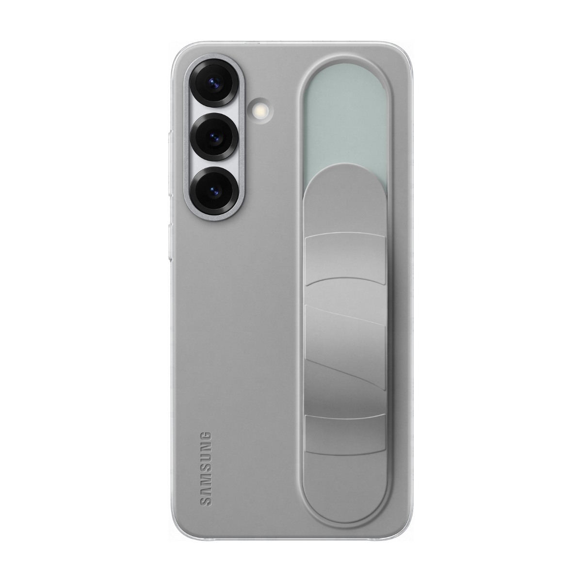 Samsung Galaxy S25+ Standing Grip Cover, grå billede 4