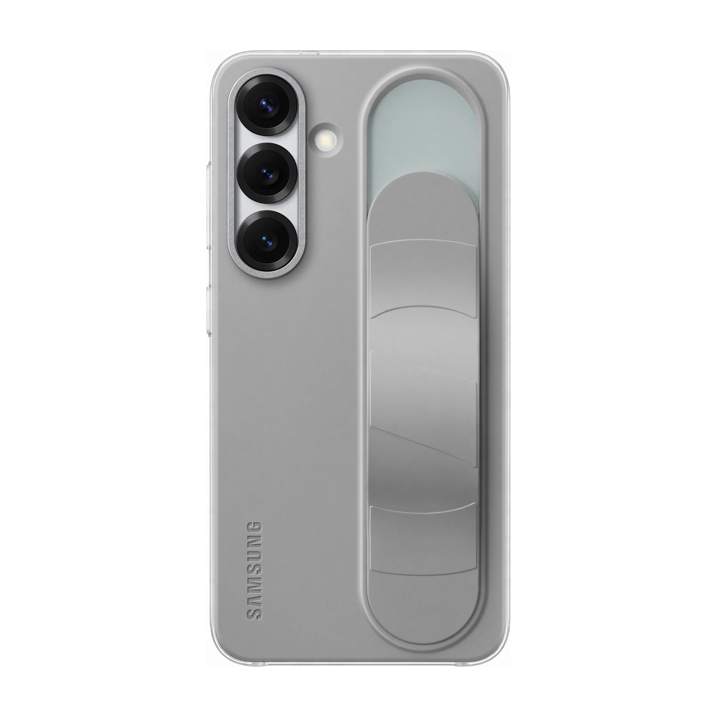 Samsung Galaxy S25 Standing Grip Cover, grå billede 4