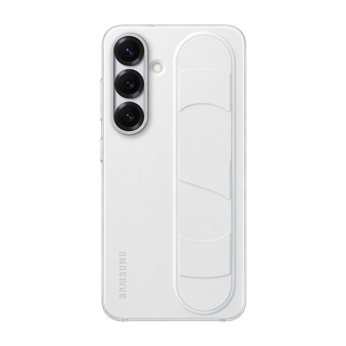 Samsung Galaxy S25 Standing Grip Cover, hvid billede 1