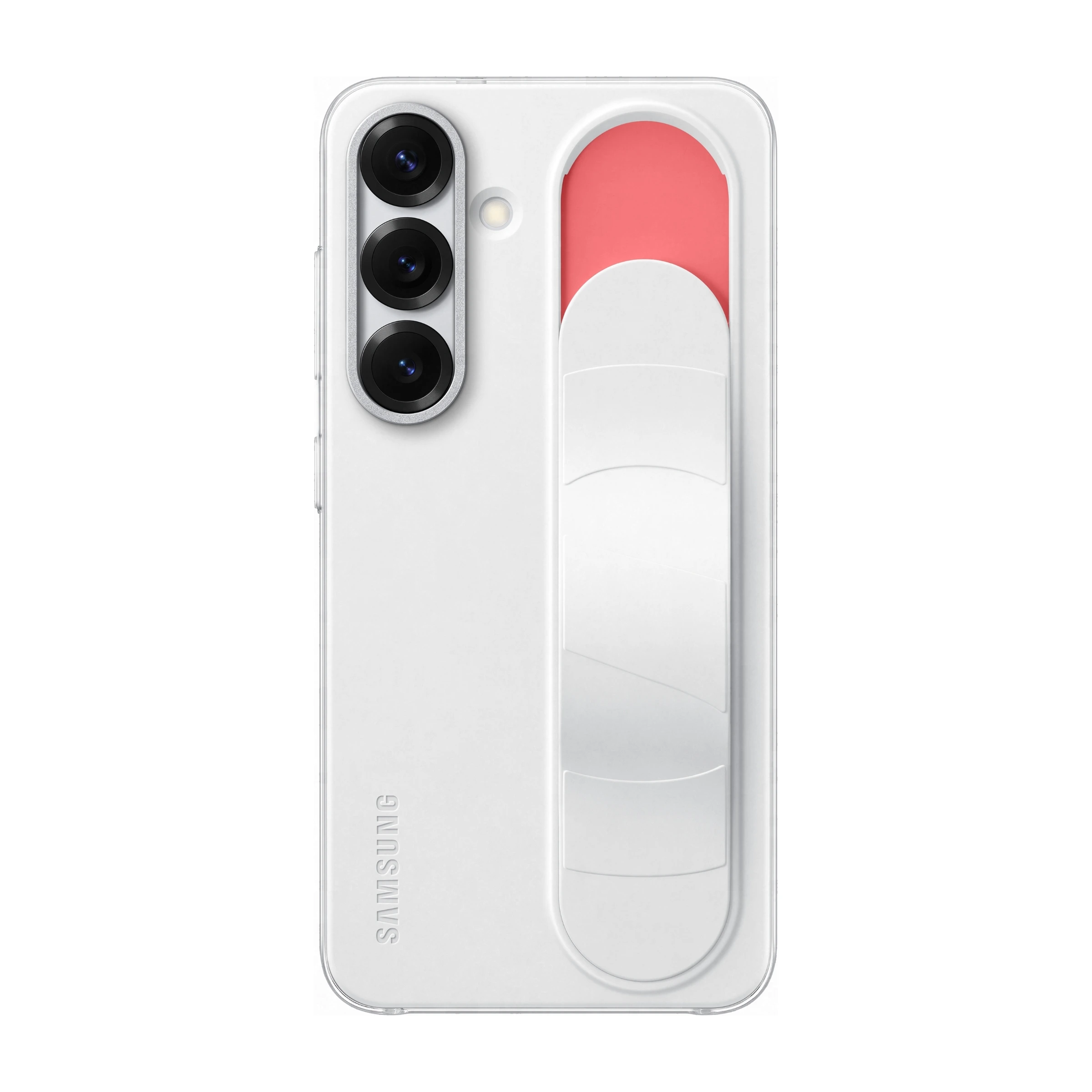 Samsung Galaxy S25 Standing Grip Cover, hvid billede 4