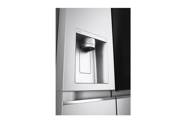 LG GSXE90MBDD, Fritstående, Amerikansk dør, Rustfrit stål, 2 dør(e), Metal Sorbet, LED