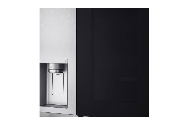 LG GSXE90MBDD, Fritstående, Amerikansk dør, Rustfrit stål, 2 dør(e), Metal Sorbet, LED