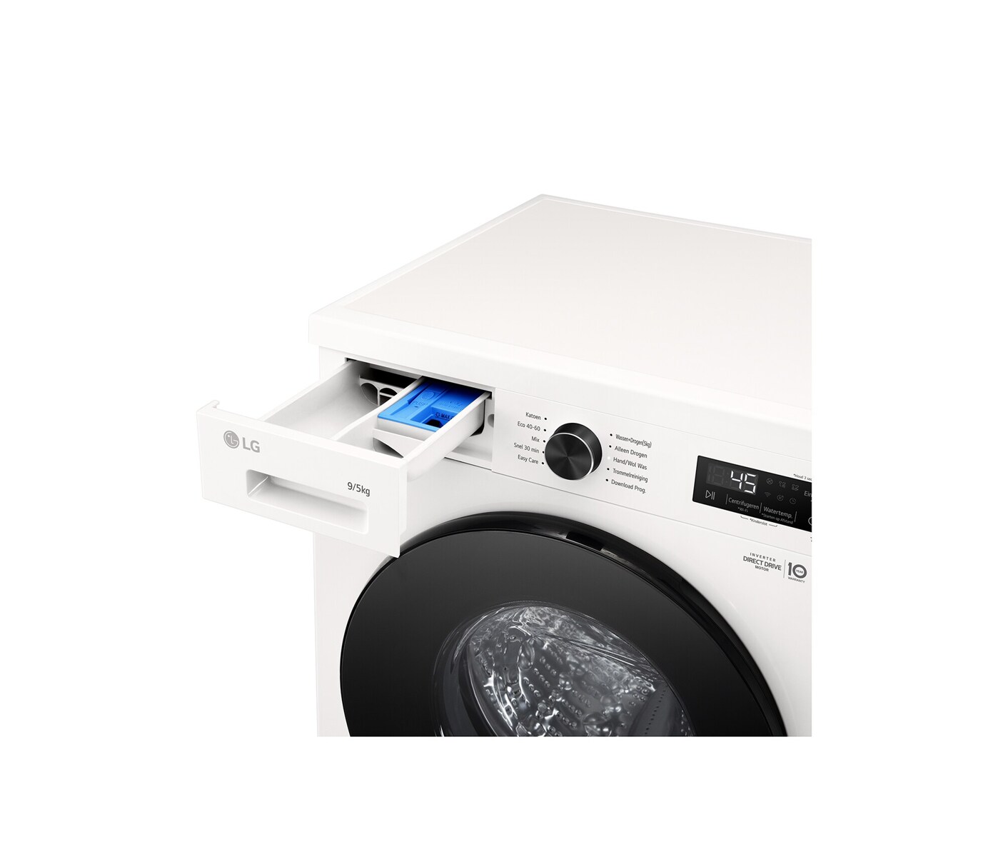 LG W4x1095nwb Vaske-tørremaskine - Få 500 DKK kr. tilbage billede 3