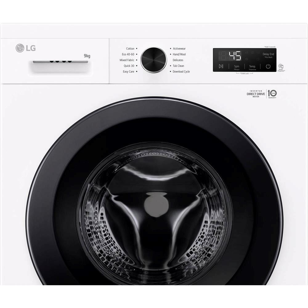 LG F4X1009NWK Frontbetjent vaskemaskine billede 2