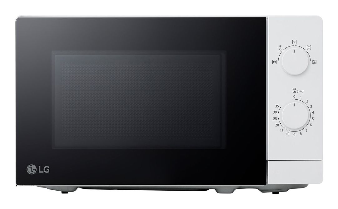 LG MS2082H, Bordplade, Solo mikroovn, 20 L, 700 W, Dreje, Hvid billede 1