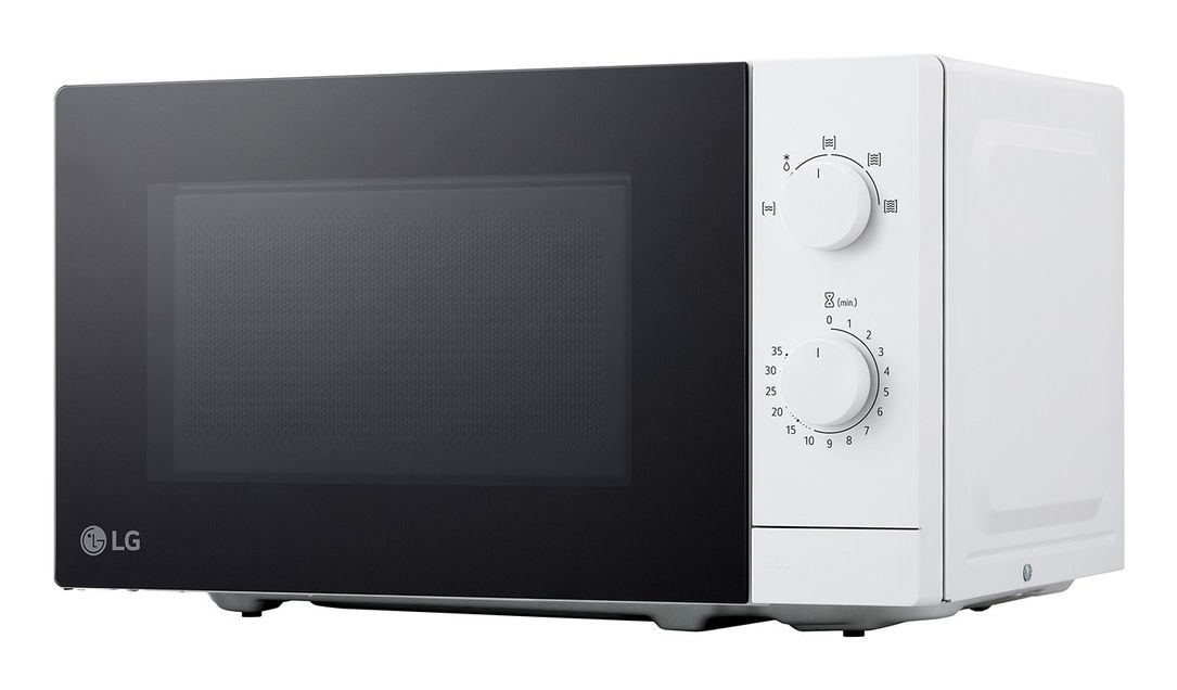 LG MS2082H, Bordplade, Solo mikroovn, 20 L, 700 W, Dreje, Hvid billede 3