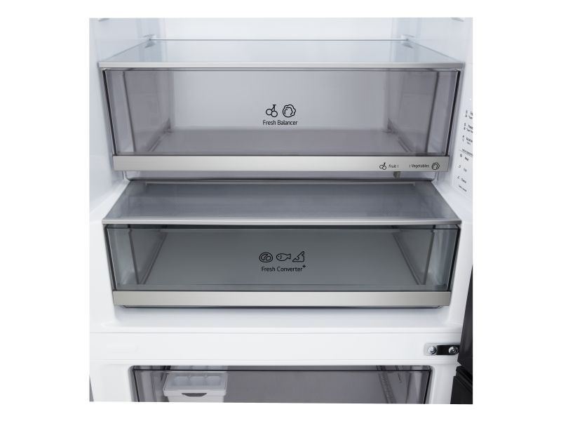 LG GBBW322DPY, 465 L, SN-T, 12 kg/24t, D, Frisk zone, aflukke, Sølv