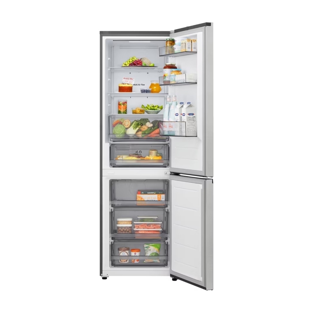 LG GBBSJ11EPY kølefryseskab, Prime Silver