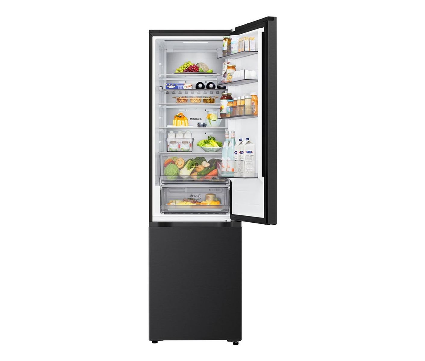 LG GBBS525CEV, 375 L, T, 10 kg/24t, C, Frisk zone, aflukke, Sort billede 4