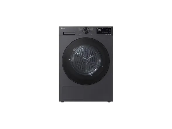 LG Serie 500 RHX5009TBB - Tørremaskine - Wi-Fi - bredde: 60 cm - dybde: 66 cm - højde: 85 cm - frontbetjening - anti-fingerprint graphite matte steel