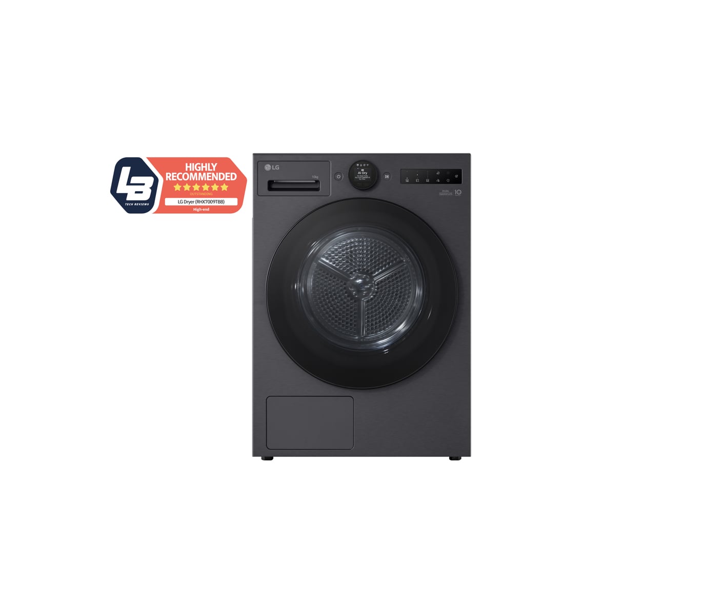 LG RHX7010TBB  Kondenstørretumbler billede 2