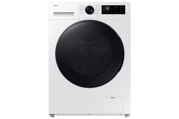 Samsung WD90DG5G34BELE, Front-læsning, Fritstående, Hvid, Venstre, Sort, LED