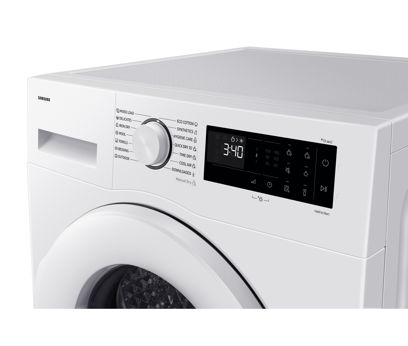 Samsung DV90DG52A0AHEE Kondenstørretumbler billede 3
