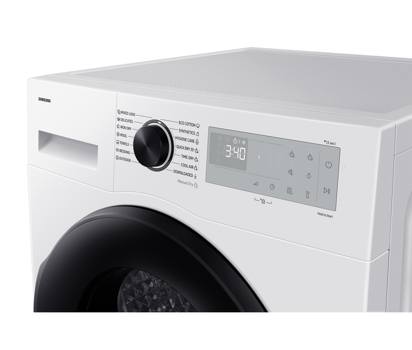Samsung DV90DG52A0AHEE Kondenstørretumbler billede 4