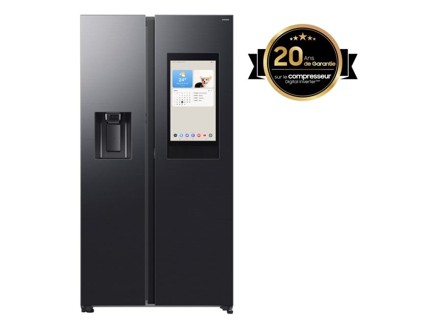 Samsung Series 9 RS90F66BEF, Fritstående, Amerikansk dør, Sort, 2 dør(e), Premium Black Steel, 36/64 billede 1
