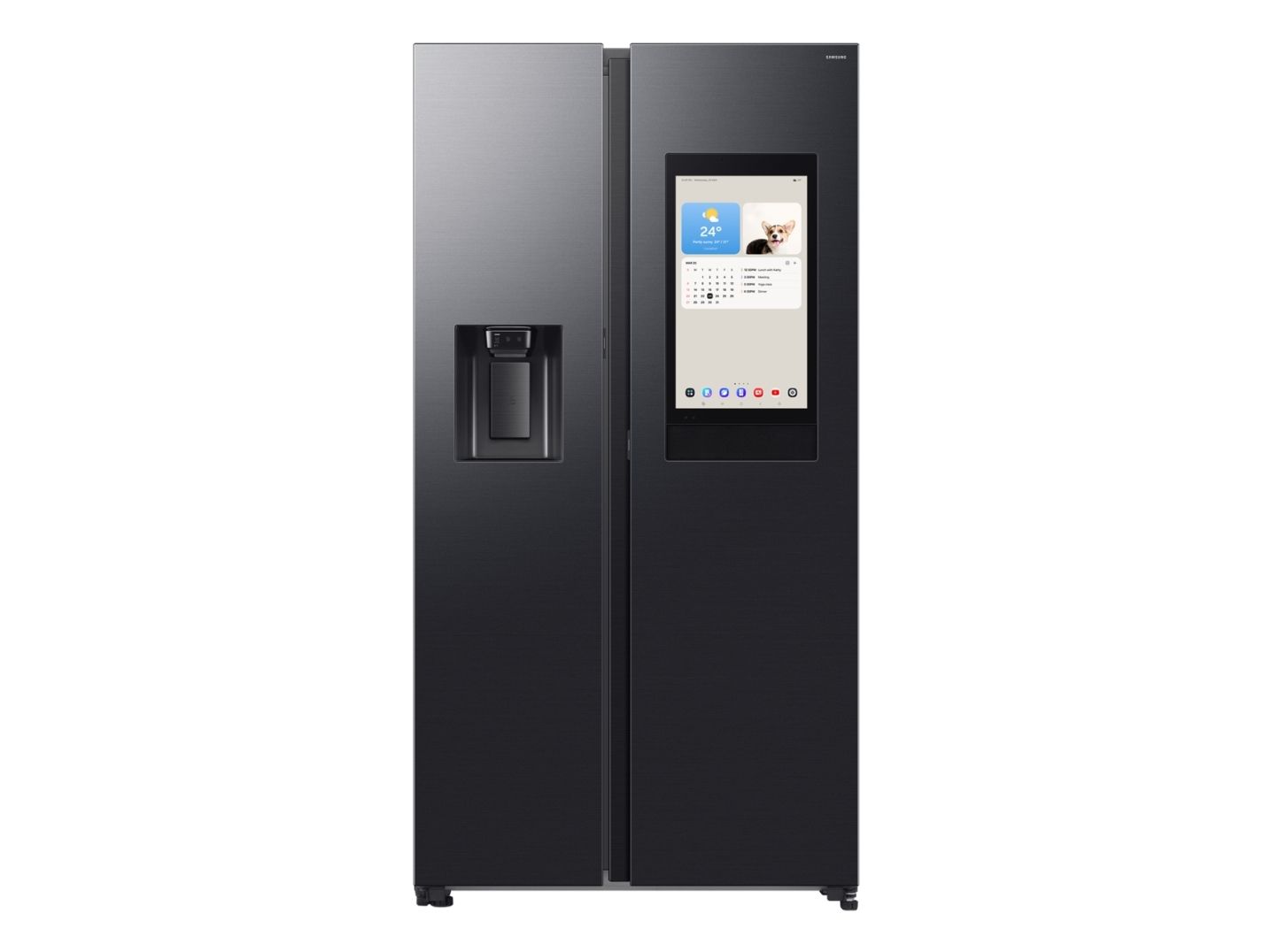 Samsung Series 9 RS90F67BEF, Fritstående, Amerikansk dør, Sort, 2 dør(e), Premium Black Steel, 36/64 billede 1