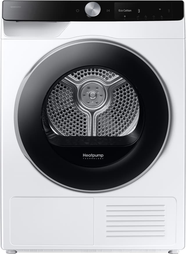 Samsung DV6000T tørretumbler DV90DG6845LKU3 (9 kg) hvid billede 1