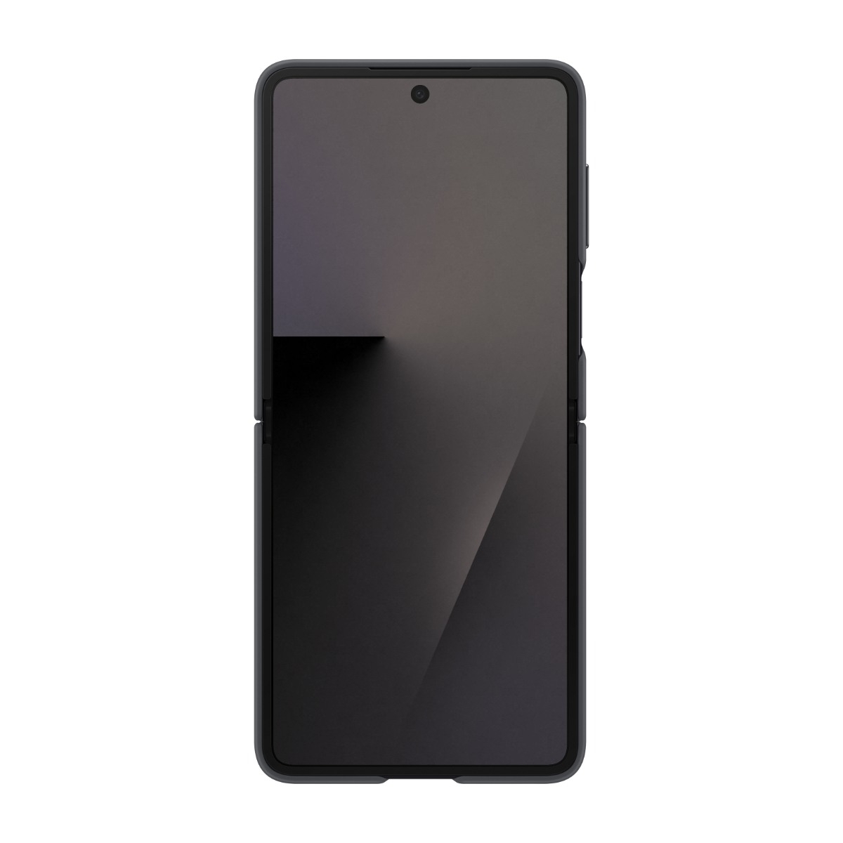 Samsung Galaxy Z Flip7 5G silicone cover med ring, sort billede 2