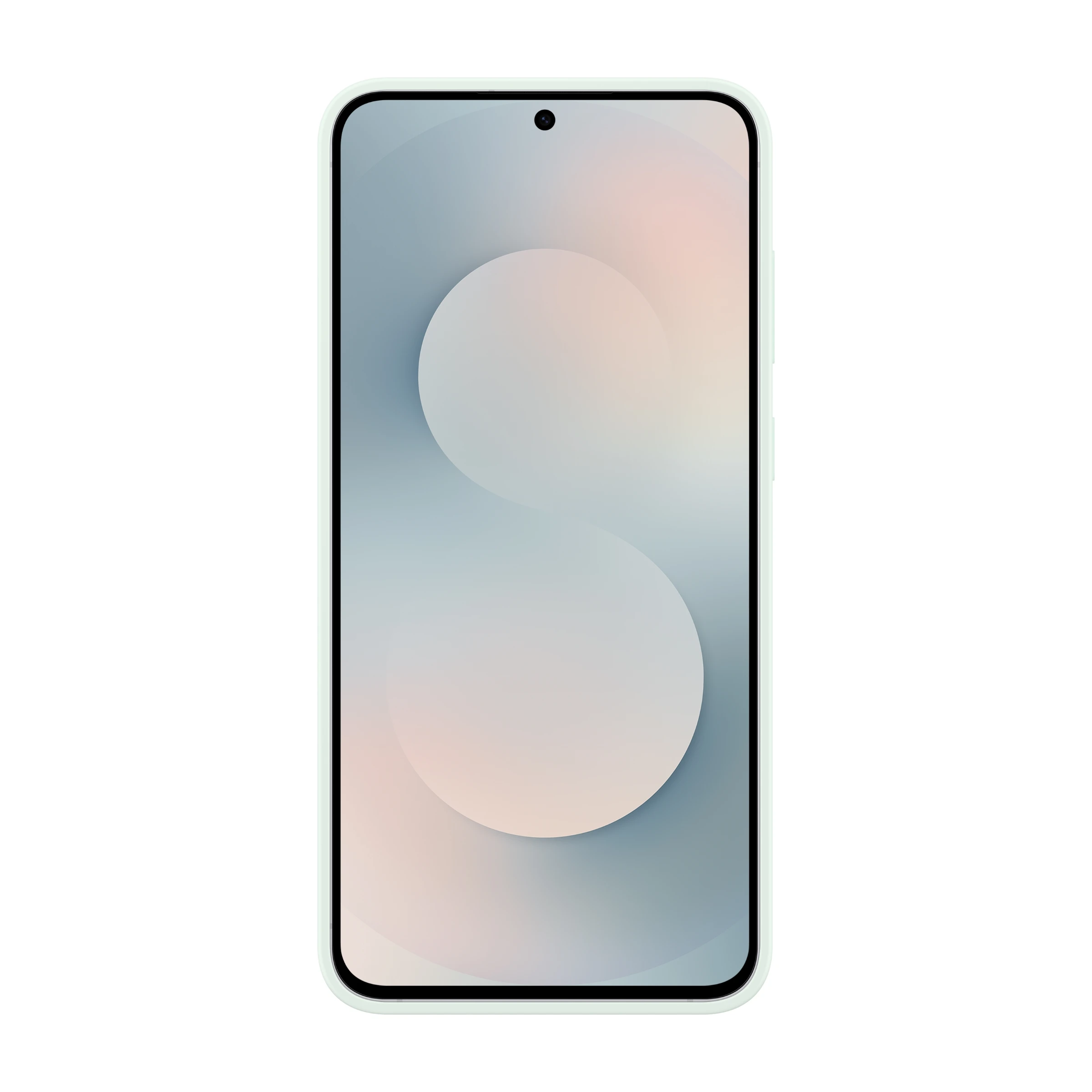Samsung Galaxy S25 FE Silicone Cover, myntegrøn billede 3