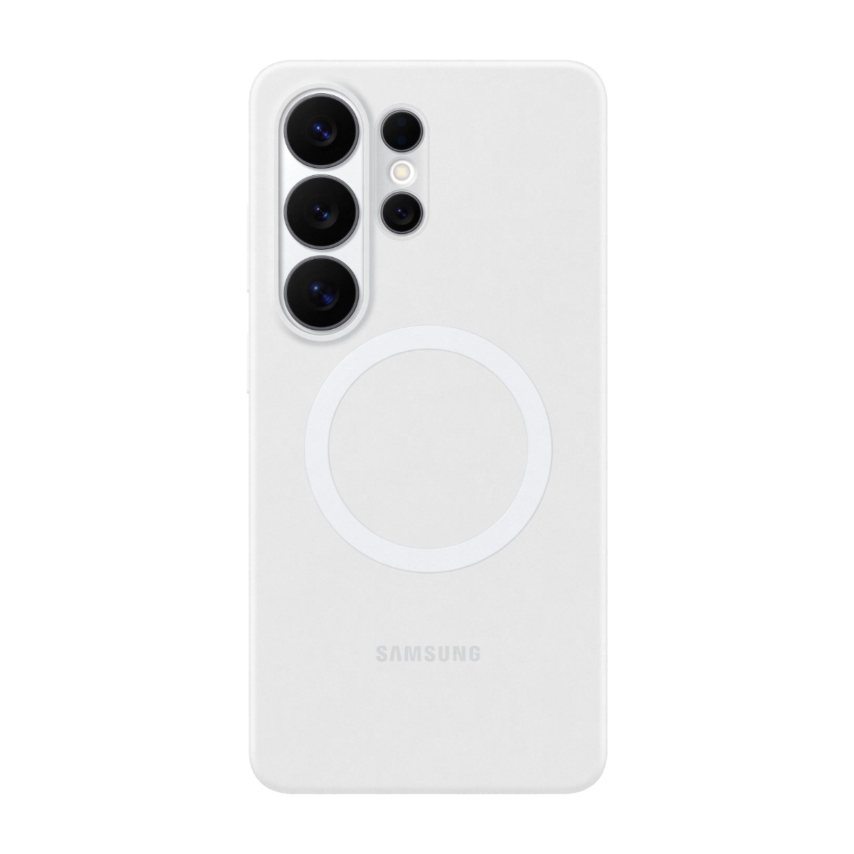 Samsung Galaxy S26 Ultra Silikone Magnet Cover, hvid billede 1