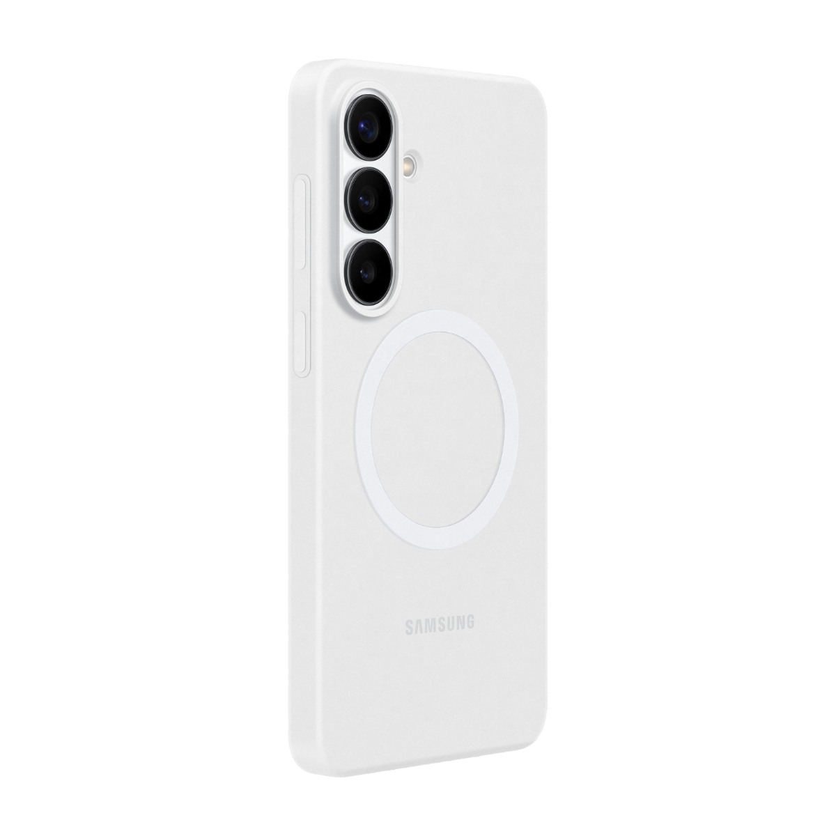 Samsung Galaxy S26+ Silikone Magnet Cover, hvid billede 3