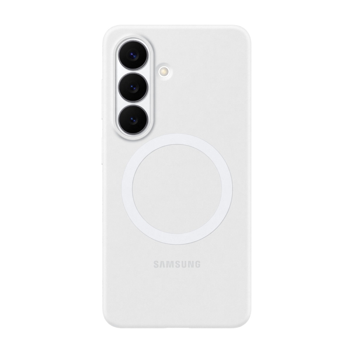 Samsung Galaxy S26 Silikone Magnet Cover, hvid billede 1
