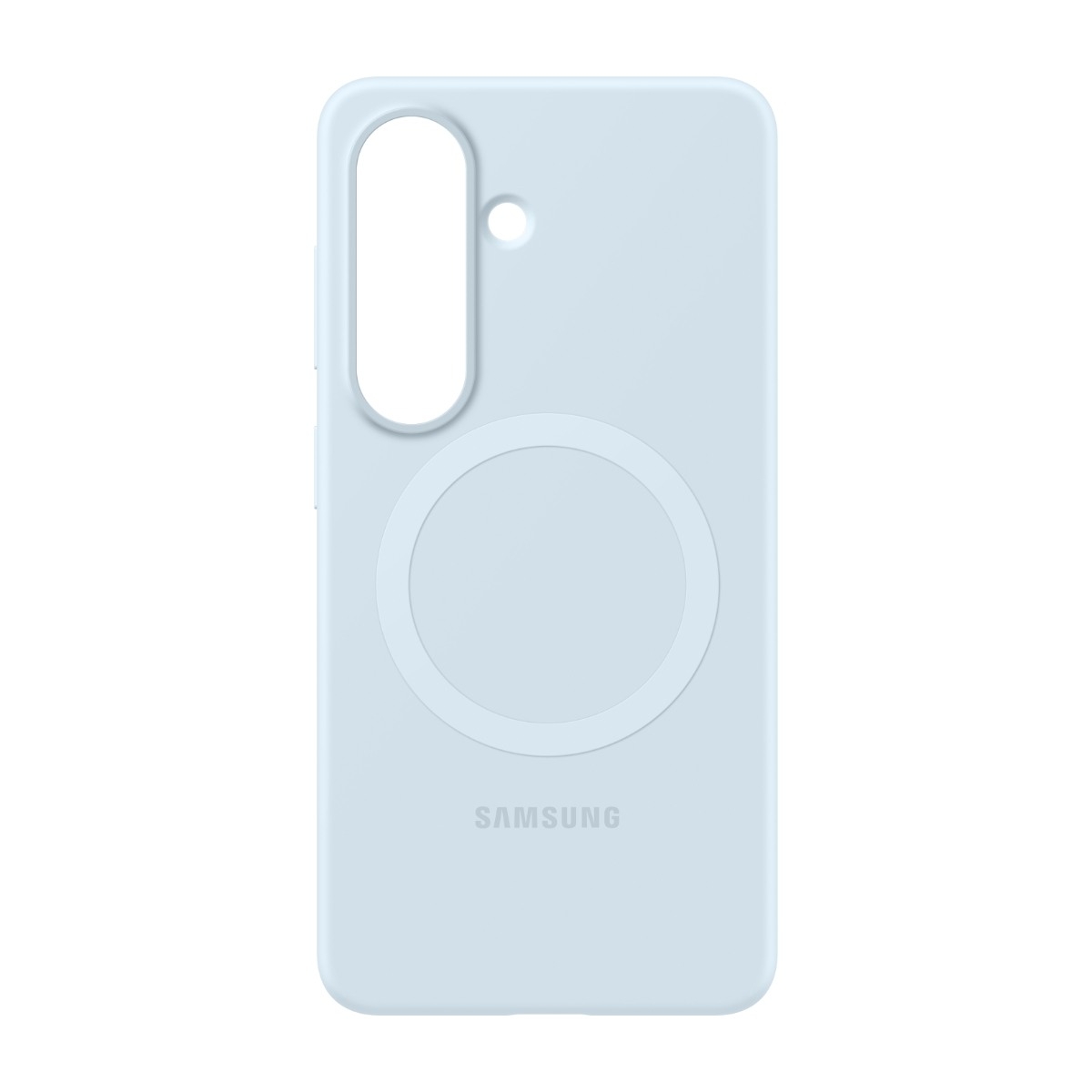 Samsung Galaxy S26 Silikone Magnet Cover, blå billede 4