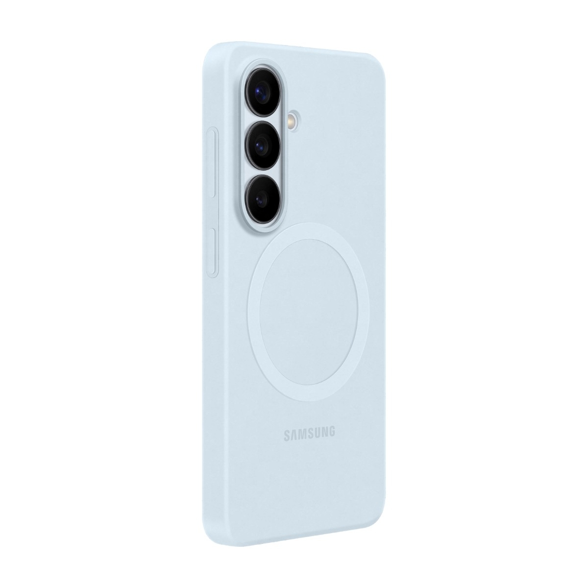 Samsung Galaxy S26 Silikone Magnet Cover, blå billede 3