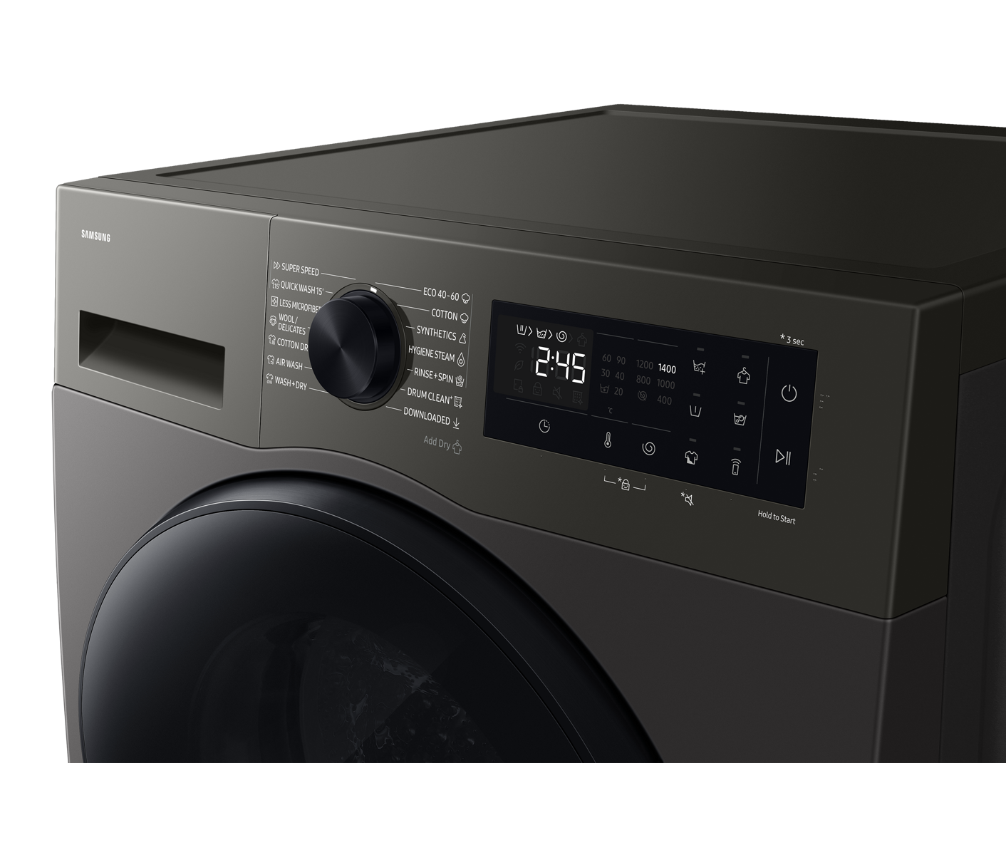 Samsung Wd90hg5u34bxee Vaske-tørremaskine billede 2