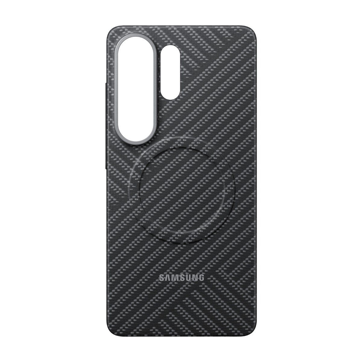 Samsung Galaxy S26 Ultra Carbon Magnet cover, grå billede 4