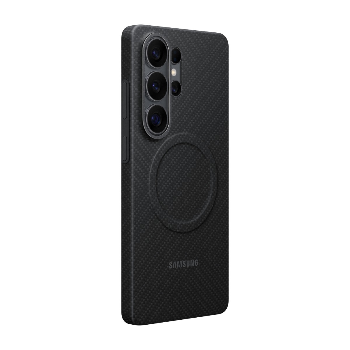 Samsung Galaxy S26 Ultra Carbon Magnet cover, sort billede 3