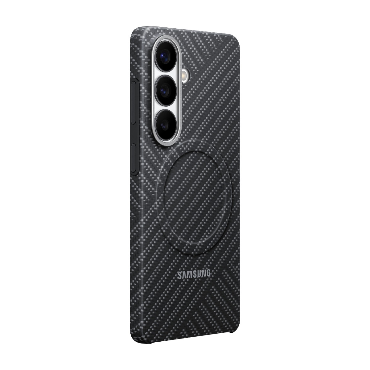 Samsung Galaxy S26 Carbon Magnet cover, grå billede 3