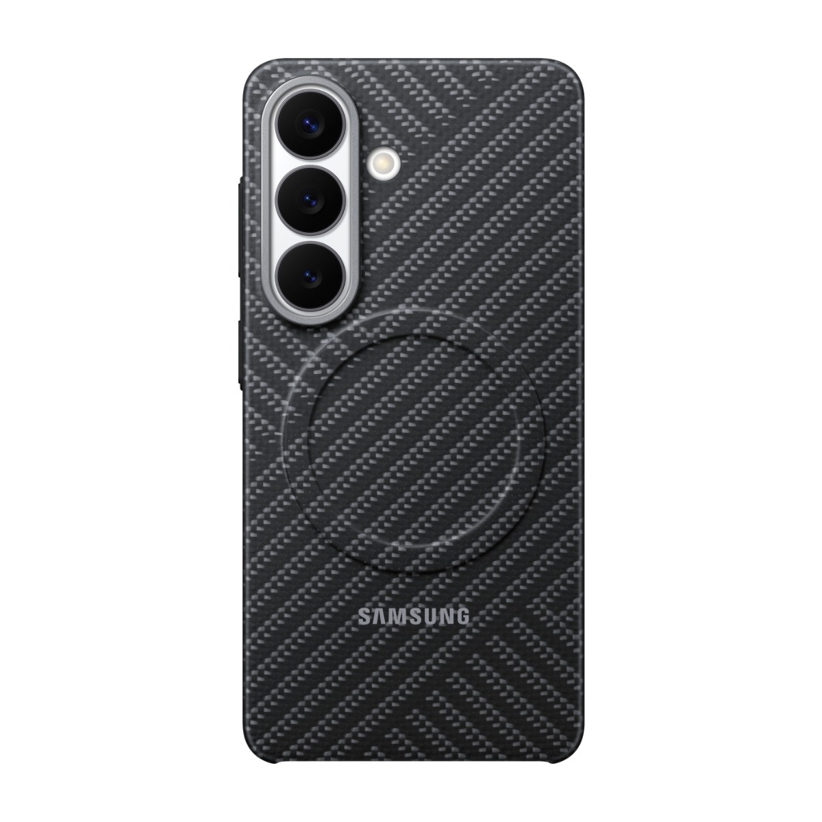 Samsung Galaxy S26 Carbon Magnet cover, grå billede 1