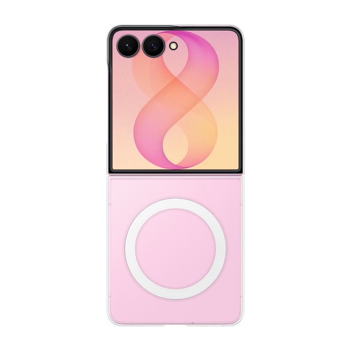 Samsung Galaxy Z Flip8 gennemsigtigt magnetisk cover, transparent billede 4