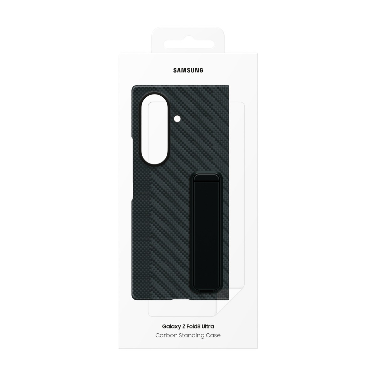 Samsung Galaxy Z Fold8 Ultra Carbon Standing Cover, sort billede 1