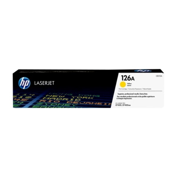 HP 126A (CE312A), gul toner billede 1