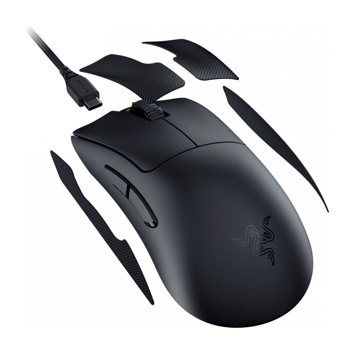 Razer Deathadder V3 Pro trådløs gaming mus, sort billede 3
