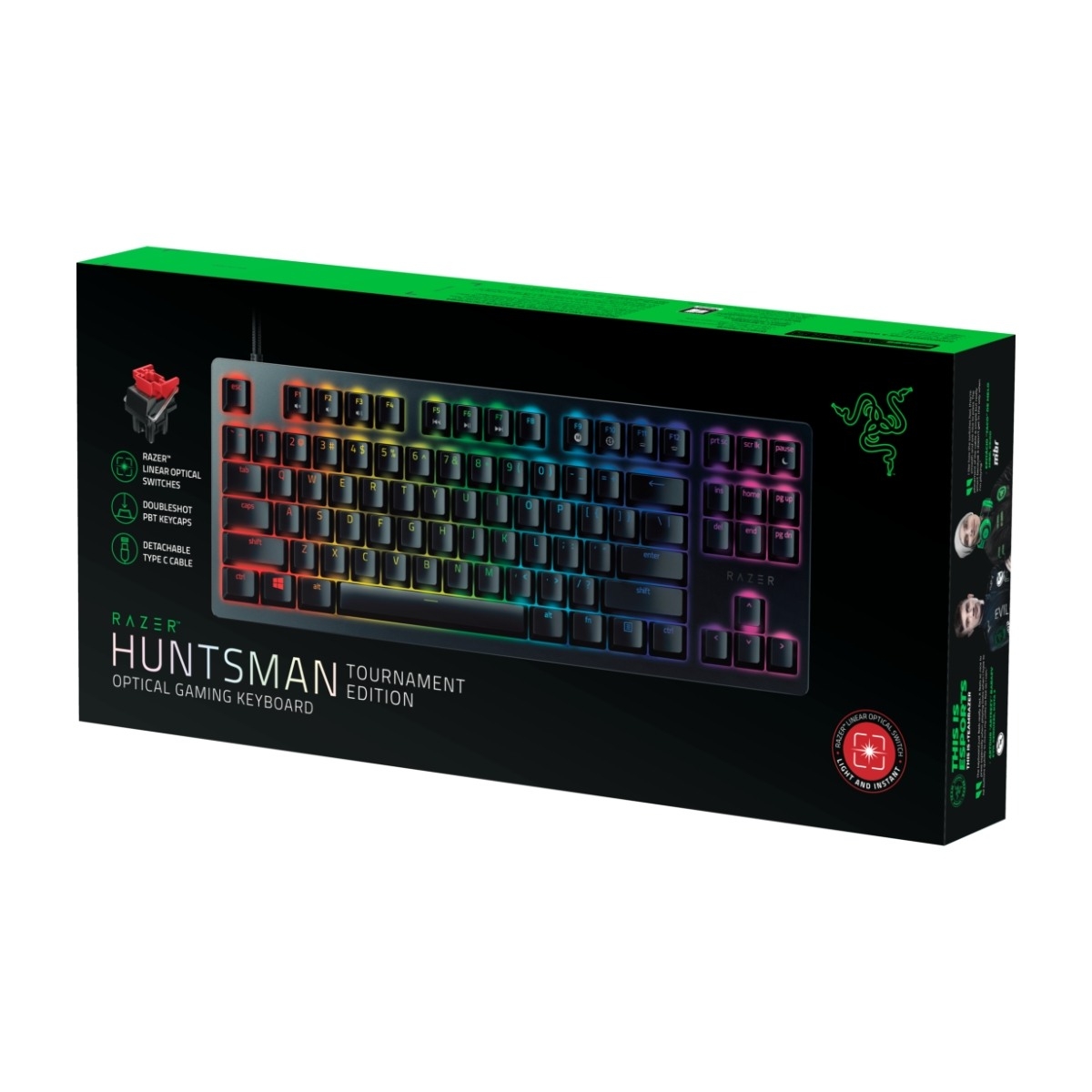 Razer Huntsman Tournament Edition gaming-tastatur billede 3