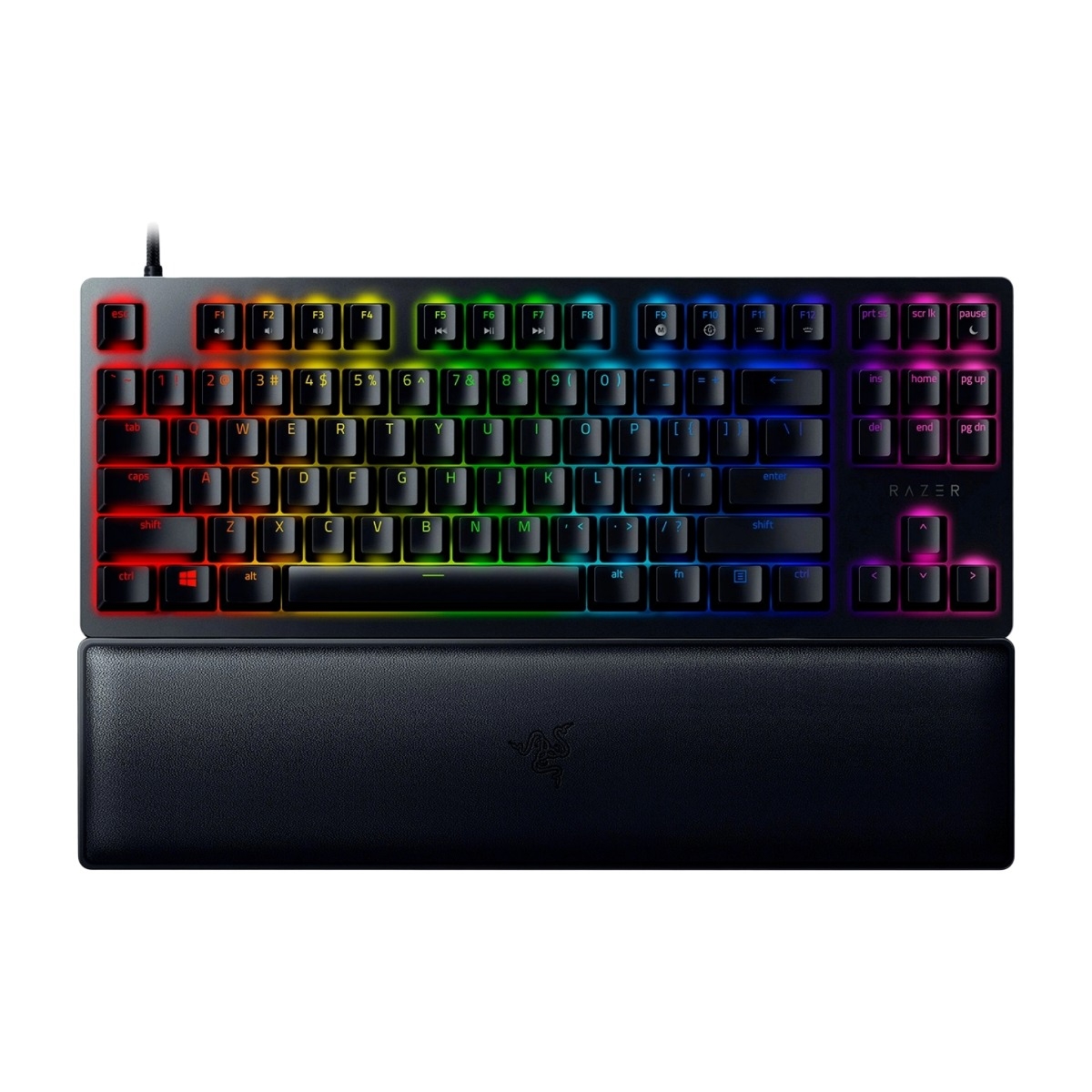 Razer Huntsman V2 TKL Optical Gaming-tastatur - Linear Optical Purple billede 1