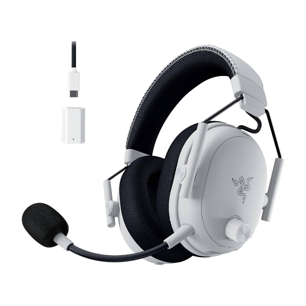 Razer BlackShark V3 Pro trådløst gaming headset, hvid billede 1