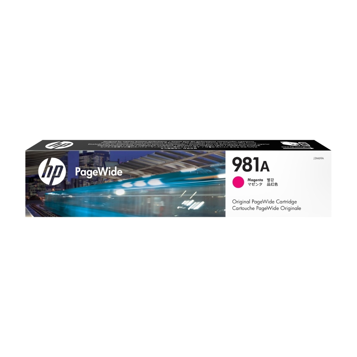 HP 981A Original blækpatron, magenta j3m69a billede 1