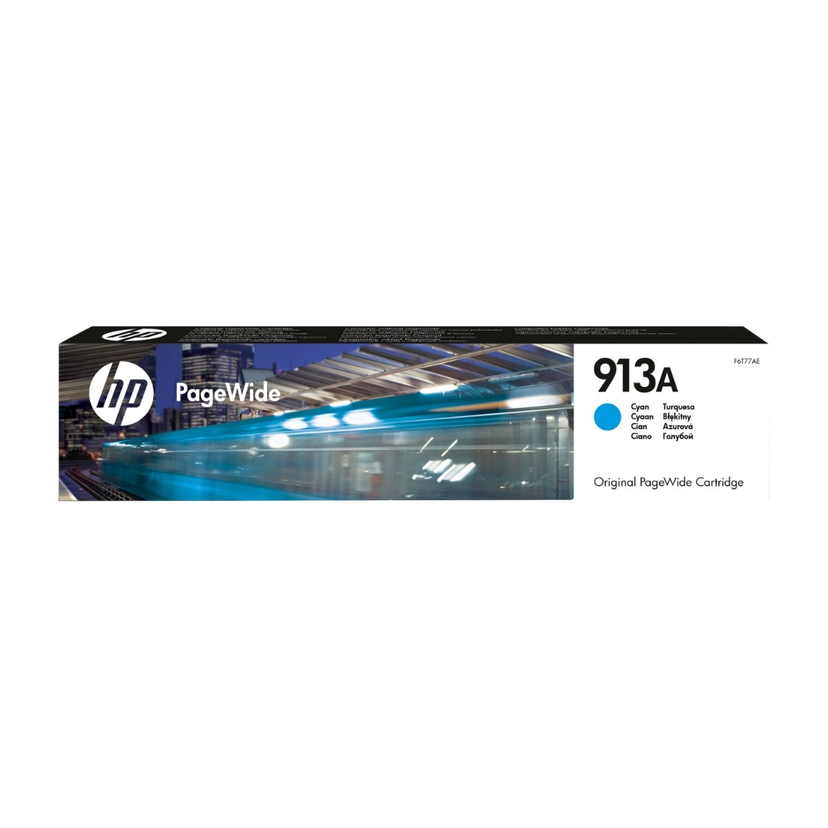 HP 913A 1 stk Original blækpatron, blå f6t77ae billede 1