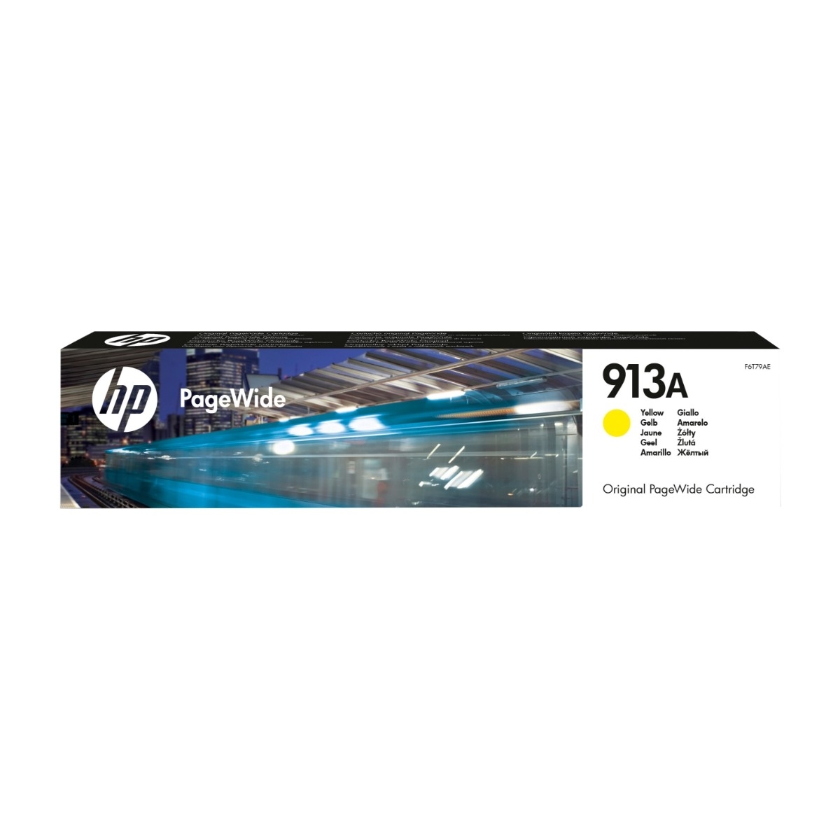 HP 913A Original blækpatron, gul f6t79ae billede 1