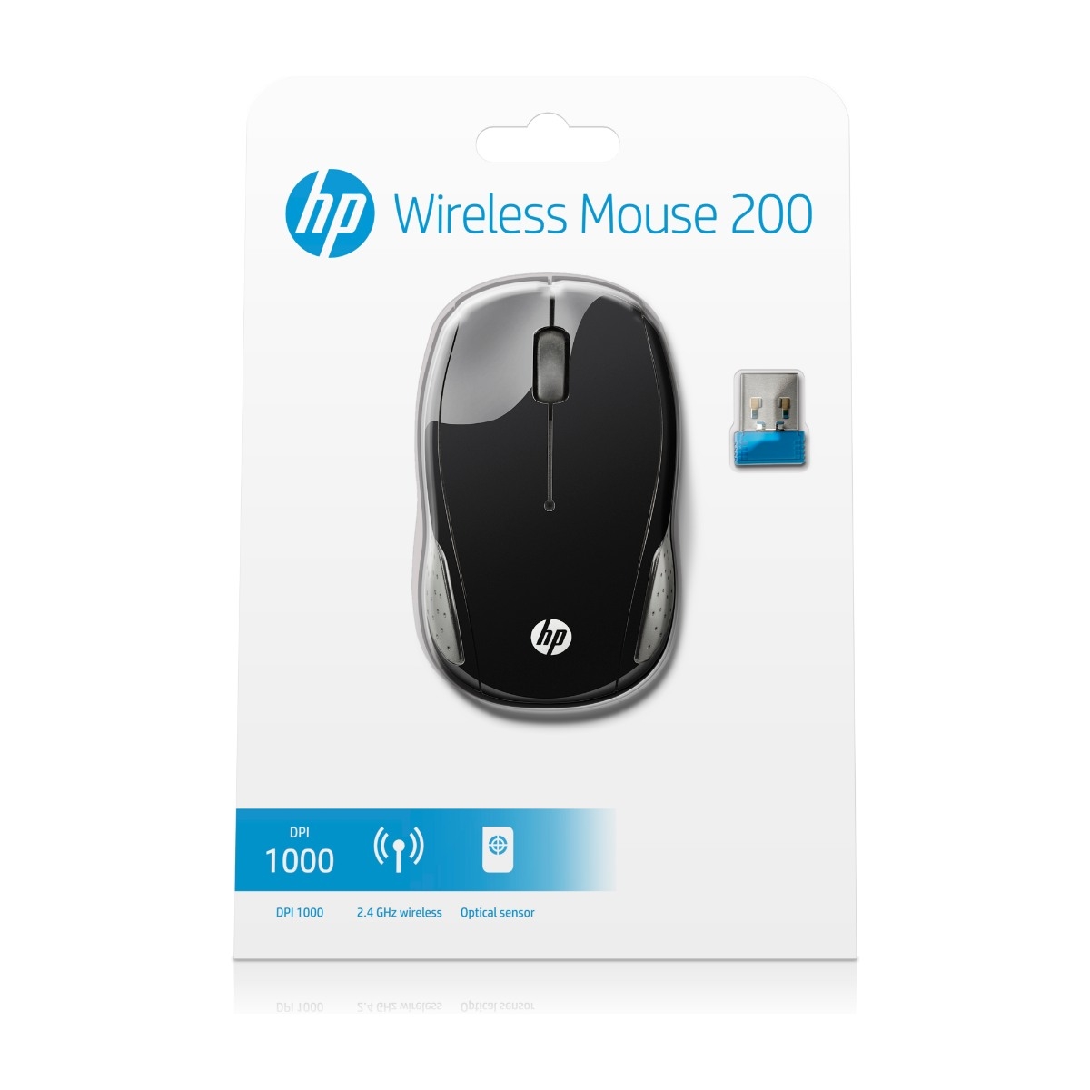 HP 200 trådløs mus, sort billede 3